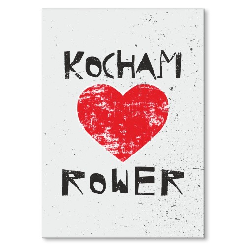 Blacha metalowa - Kocham rower.jpg