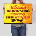 Blacha dekoracyjna - Własna ostrożność L.jpg