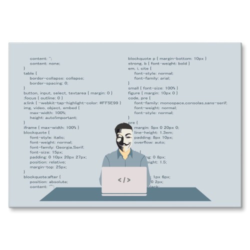 Blacha dekoracyjna - Anonymous programmer.jpg