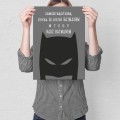 Blacha metalowa - Bądź Batmanem M.jpg