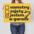 Blacha metalowa - Jestem w garażu L.jpg