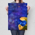 Blacha metalowa - Popart masked woman L.jpg