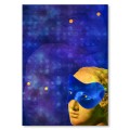 Blacha metalowa - Popart masked woman.jpg