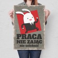 Blacha dekoracyjna - Praca nie zając L.jpg