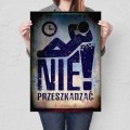 Blacha dekoracyjna - Nie przeszkadzać L.jpg