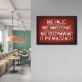 Blacha metalowa - Nie palić L 2.jpg