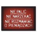 Blacha metalowa - Nie palić.jpg