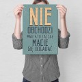 Blacha dekoracyjna - Nie obchodzi mnie M.jpg