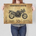 Blacha dekoracyjna - Kawasaki ZR7S  L.jpg