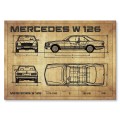 Blacha metalowa - Mercedes W126.jpg