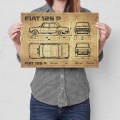 Blacha metalowa - Fiat 125p Drawing M.jpg