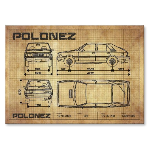 Blacha metalowa - Polonez Drawing.jpg