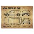 Blacha Metalowa - VW Golf GTI drawing.jpg