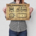 Blacha metalowa - VW T4 drawing M.jpg