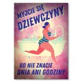 Blacha metalowa - Myjcie się dziewczyny.jpg