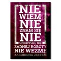 Blacha metalowa - Zarobiona jestem.jpg