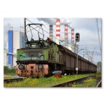 Plakat metalowy "Pociąg 7130001-8"