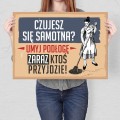Blacha metalowa - Czujesz się samotna L.jpg