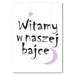 Plakat metalowy "Witamy w bajce"