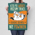 Blacha metalowa - Kto po wódce L.jpg
