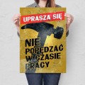 Blacha metalowa - Nie popędzać w pracy L.jpg
