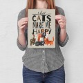 Blacha metalowa - Cats make me happy S.jpg