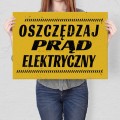 Blacha metalowa - Oszczędzaj prąd elektryczny L.jpg