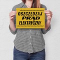 Blacha metalowa - Oszczędzaj prąd elektryczny S.jpg