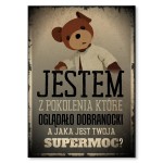 Plakat metalowy "JESTEM Z POKOLENIA"