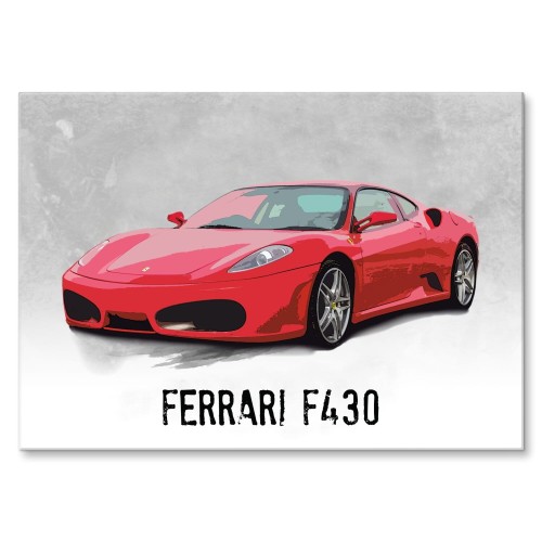 Blacha metalowa - FERRARI F430.jpg