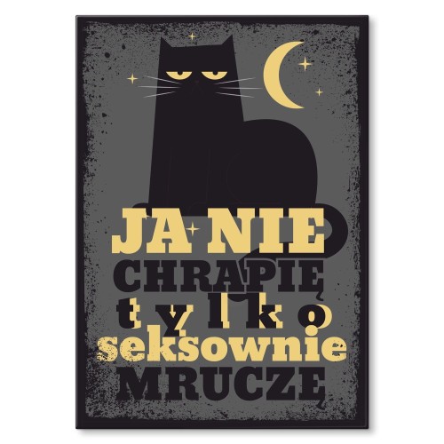 Blacha metalowa - Seksownie mruczę.jpg