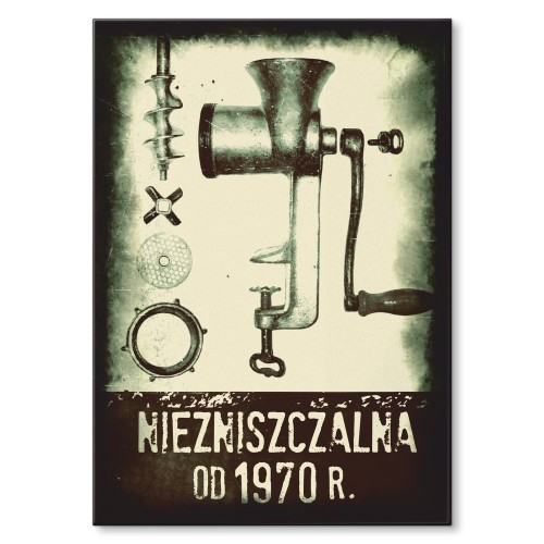 Blacha metalowa - Maszynka PRL.jpg