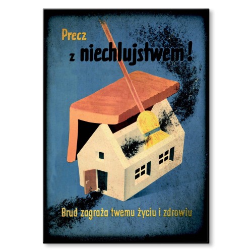 Blacha metalowa - Precz z niechlujstwem.jpg