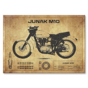 Plakat metalowy "Junak M10"
