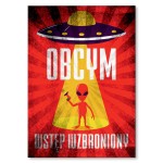 Plakat metalowy "Obcym wstęp wzbroniony"