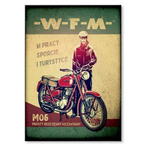 Plakat metalowy "WFM Poster"