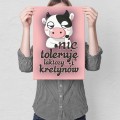 Blacha metalowa - Nie toleruję laktozy M.jpg