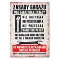 Blacha metalowa - Zasady garażu.jpg