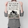 Blacha metalowa - Szczęście - Motocykl M.jpg