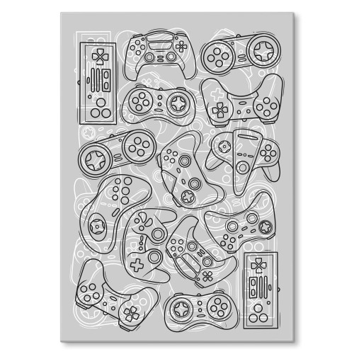 Blacha metalowa - GAMEPADS GRAPH.jpg