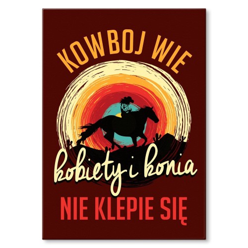 Blacha metalowa - Kowboj wie.jpg