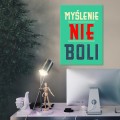 Blacha metalowa - Myślenie nie boli L 2.jpg