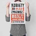 Blacha metalowa - Kobiety nie zmienisz M.jpg