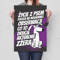Blacha metalowa - Życie z psem L.jpg