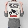Blacha metalowa - Gdy życie wkurza Motor M.jpg