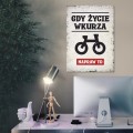 Blacha metalowa - Gdy życie wkurza Rower L 2.jpg