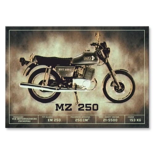 Blacha metalowa - MZ 250 Klasyk.jpg