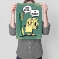 Blacha metalowa - I hate my job M.jpg