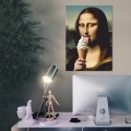 Plakat metalowy - Mona Lisa z lodem L 2.jpg