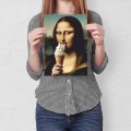 Plakat metalowy - Mona Lisa z lodem S.jpg